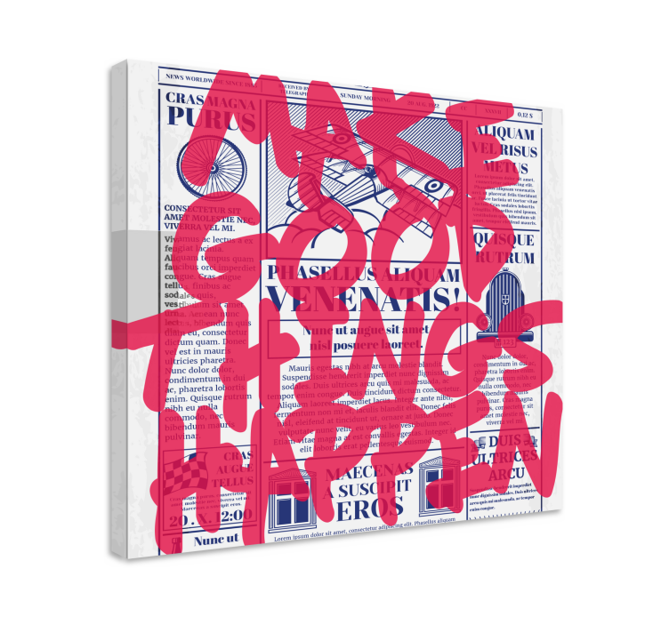 Cuadro frase haz buenas cosas - TenVinilo