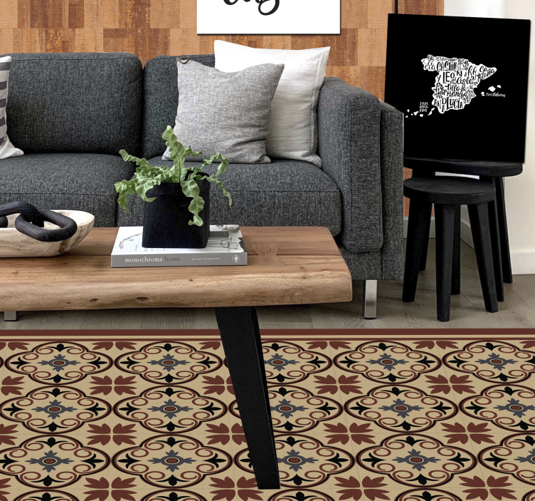 Cuadro mapa tipografía creativa de mapas - TenVinilo