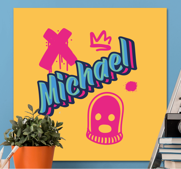 Cuadro abecedario expresión en letras gruesas - TenVinilo