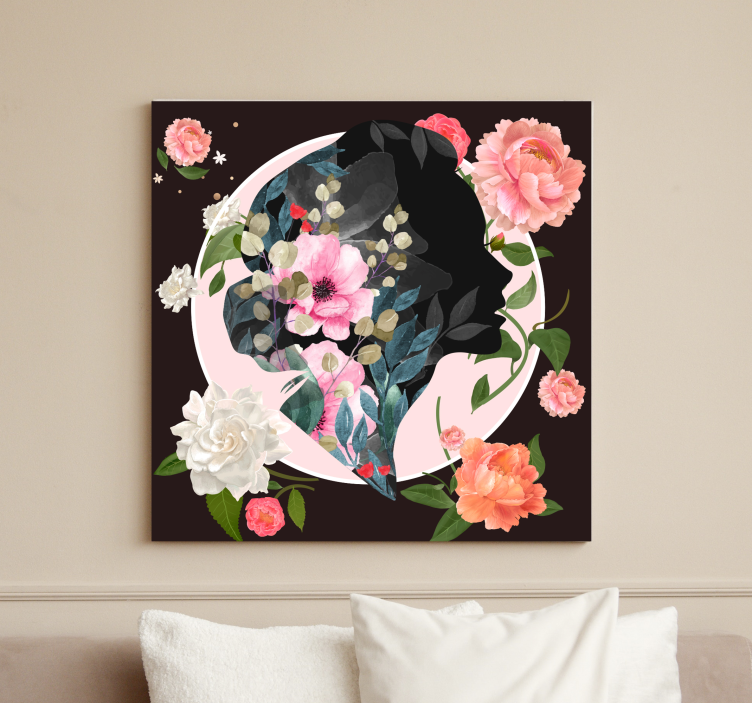 Cuadro en arte Arte de la flor de primavera - TenVinilo
