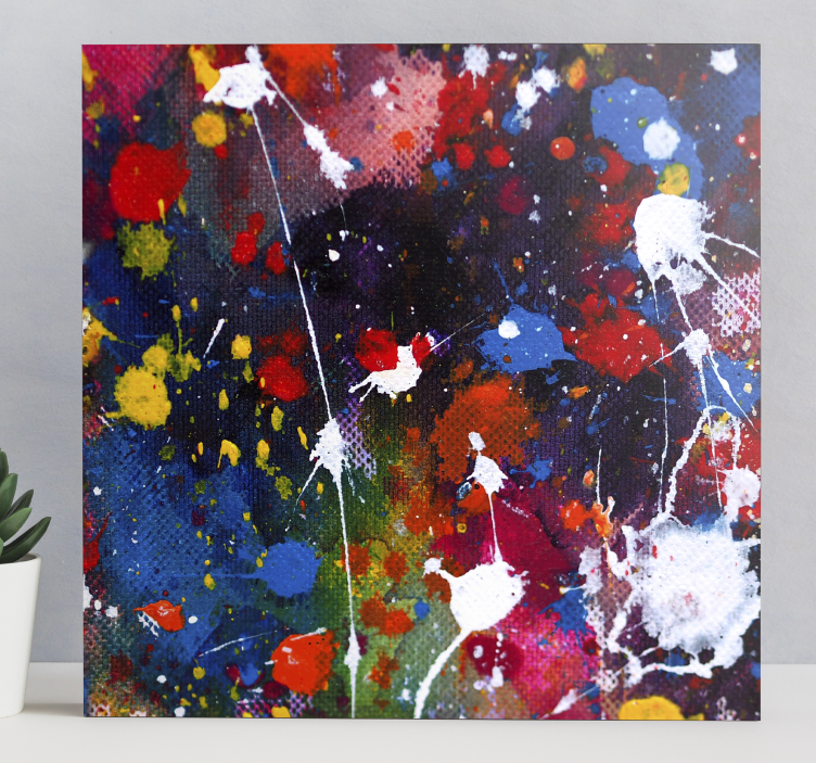 Cuadro en arte Pintura acrilica - TenVinilo