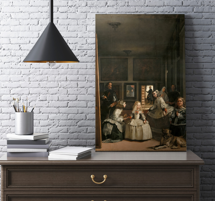 Cuadro artístico las Meninas es una pintura del pintor barroco es - TenVinilo