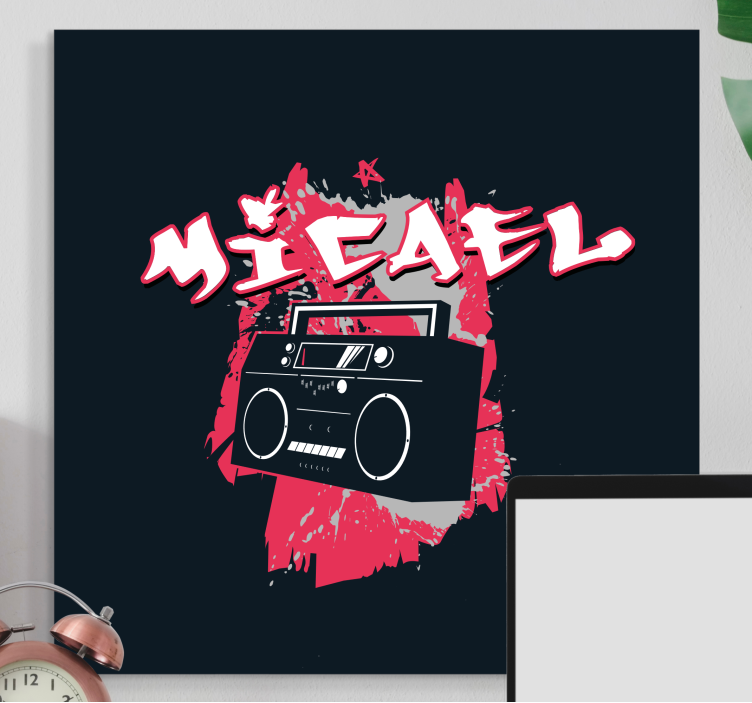 Cuadro moderno vibraciones urbanas - TenVinilo