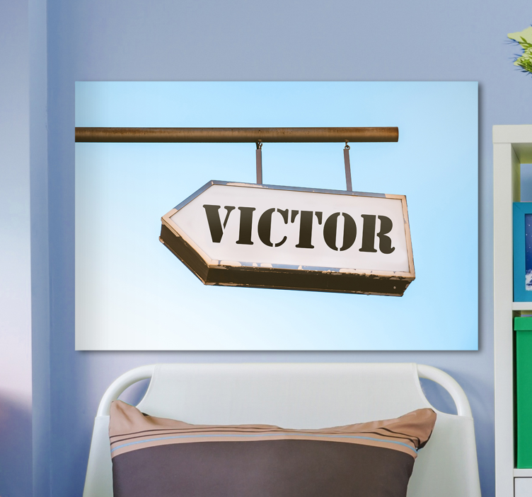 Cuadros con nombre Cartel personalizado - TenVinilo