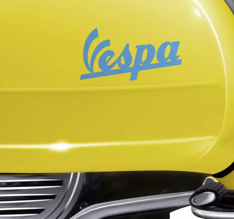 Pegatina moto logotipo Vespa - TenVinilo
