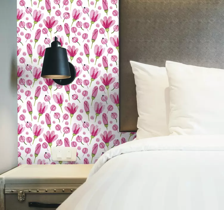 Vinilo para muebles de flores - TenVinilo