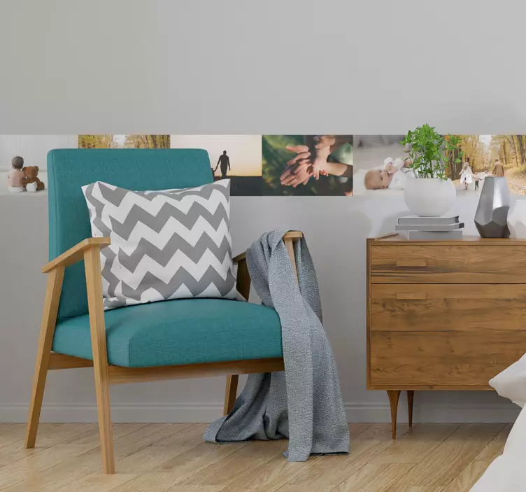 Cenefa adhesiva personalizada con tu imagen - TenVinilo