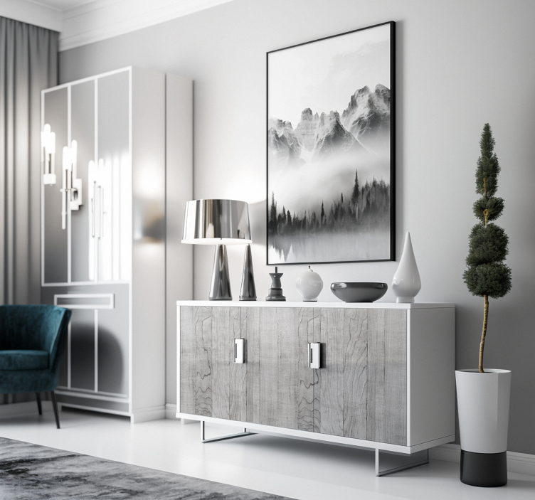 Vinilo para mueble madera gris. - TenVinilo