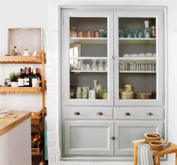 Vinilo para mueble color gris -> Color gris - TenVinilo