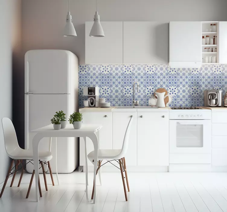 Azulejos adhesivo Azulejos azules de Delft - TenVinilo