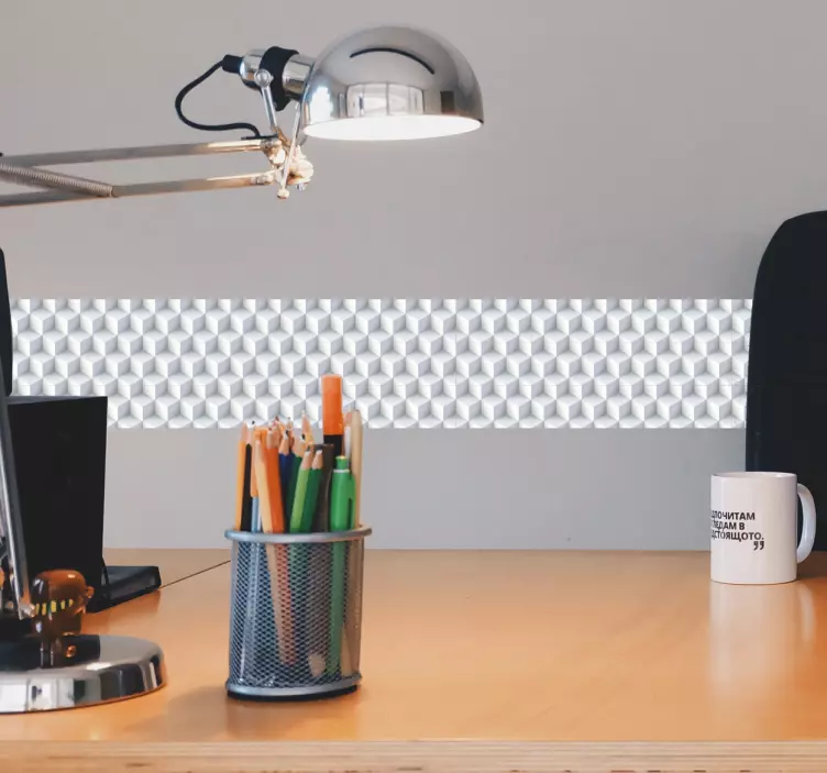 Cenefa adhesiva para pared 3D - TenVinilo