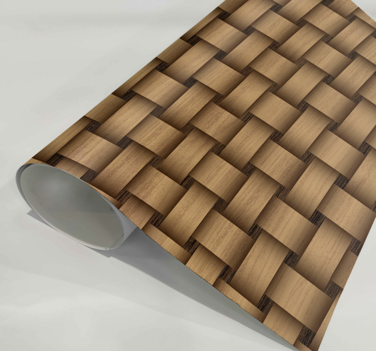 Vinilo para mueble madera entrelaza - TenVinilo