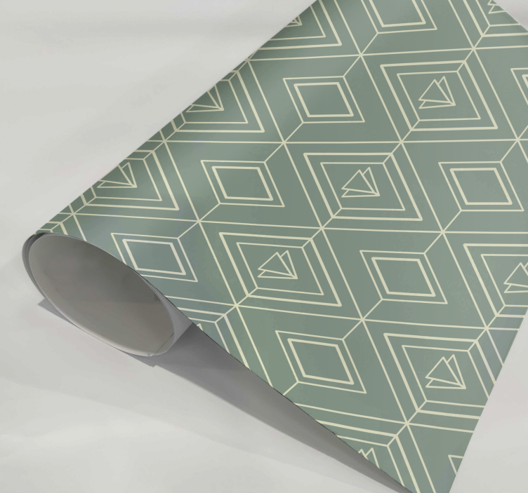 Vinilo cocina patrón geométrico de estilo art decó - TenVinilo