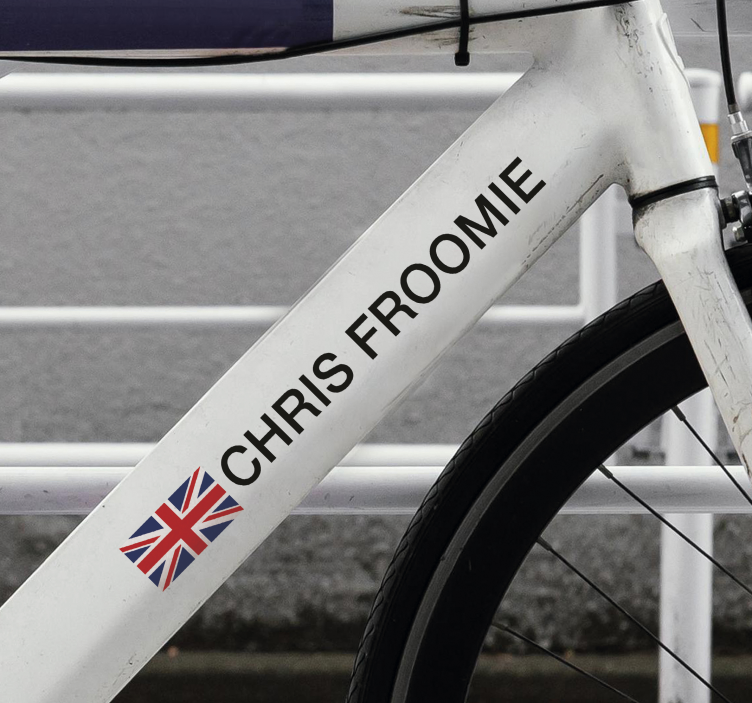 Vinilo bicicleta bicicleta de ruta - TenVinilo