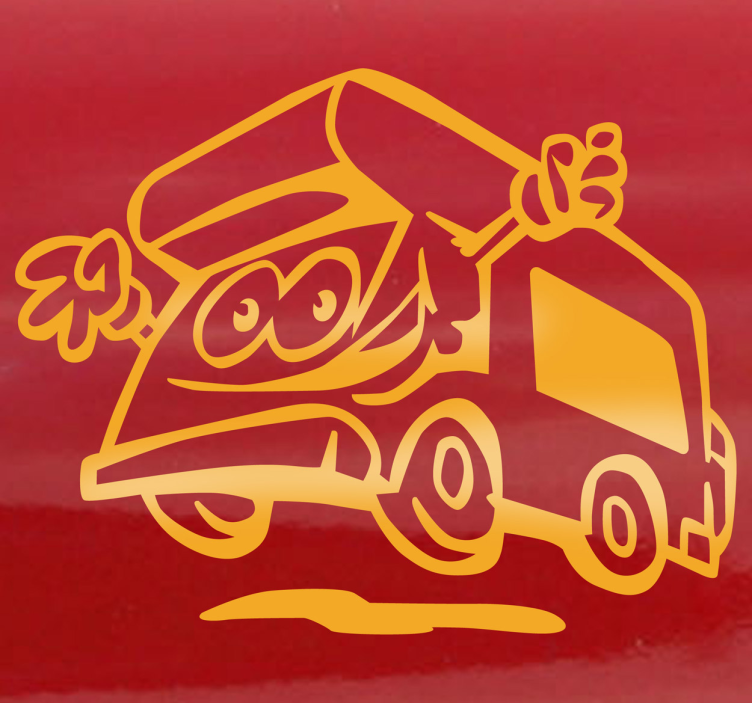 Vinilo autocaravana feliz - TenVinilo