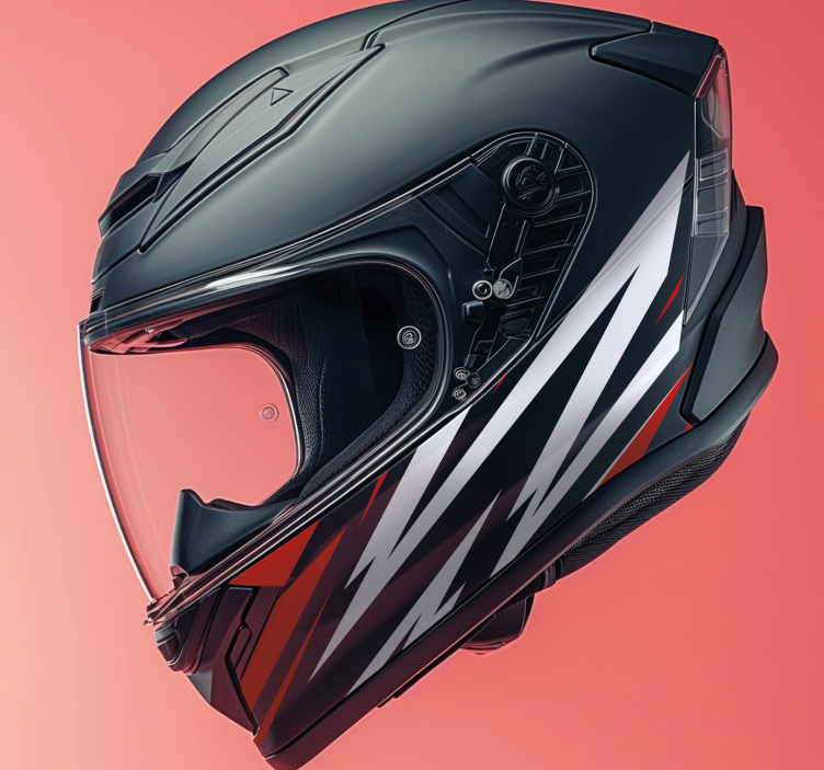 Pegatina moto diseño deportivo dinámico - TenVinilo