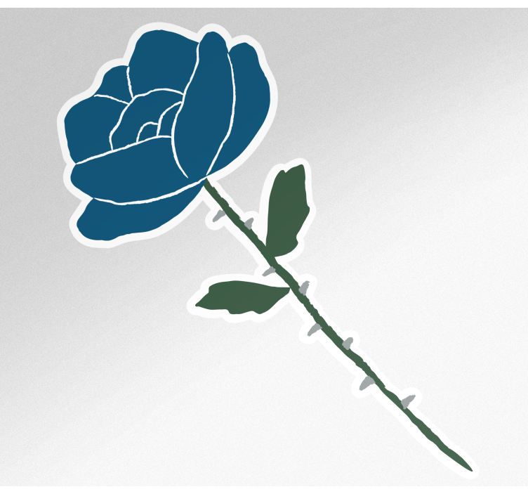 Vinilo bici Pequeñas flores individuales - TenVinilo