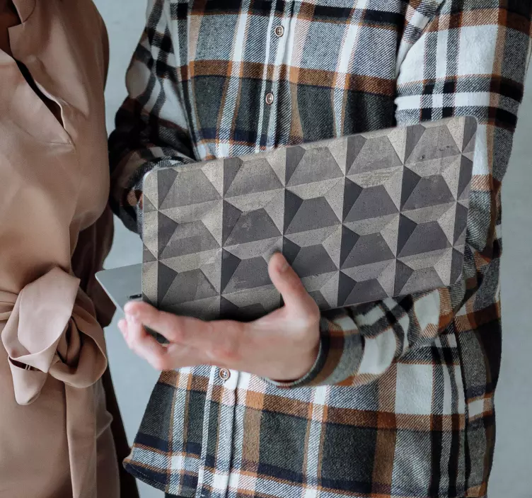 Vinilo para portátiles Textura beton brut - TenVinilo