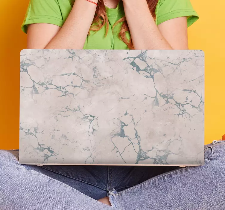 Vinilo para portátiles Vetas de marmol - TenVinilo