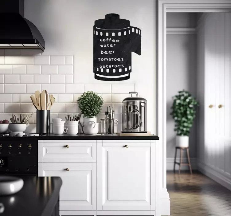 Vinilo vintage fotografía vintage pizarra negra - TenVinilo