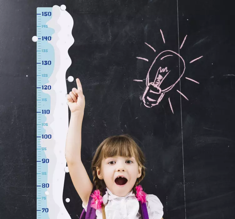 Pegatinas de navidad Medidor Copos de Nieve - TenVinilo