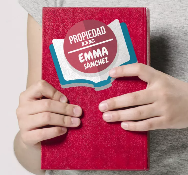 Pegatinas para libros escolares - TenVinilo