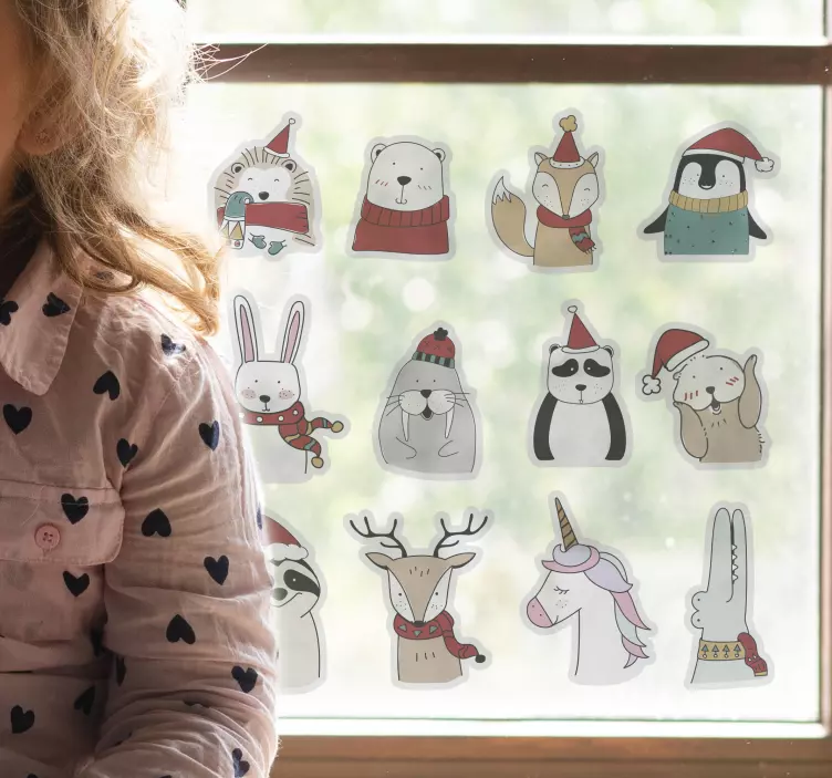 Vinilo animal de granja esculturas de criaturas encantadoras - TenVinilo