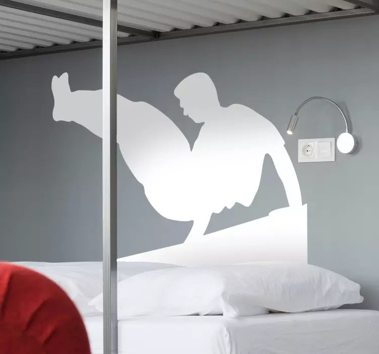 Vinilo decorativo acrobacia parkour - TenVinilo