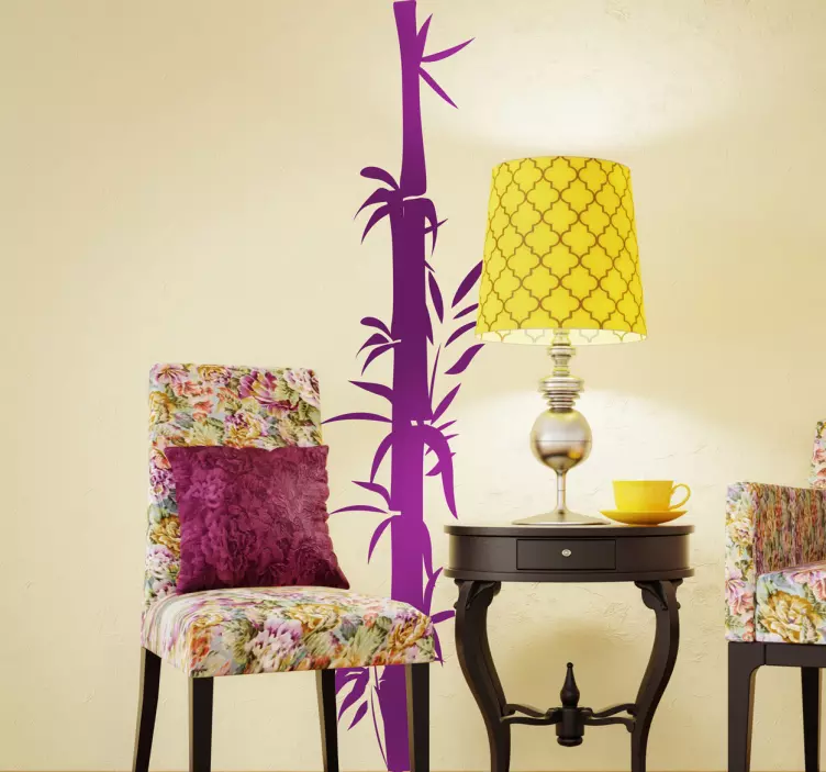 Vinilo decorativo caña de bambú - TenVinilo