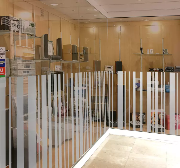 Vinilo decorativo código barras - TenVinilo