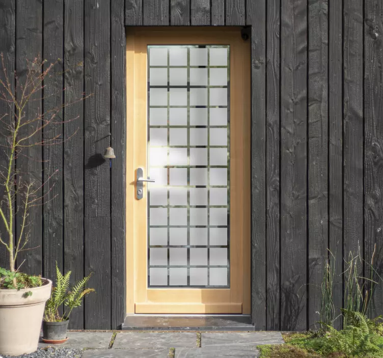 Vinilo cuadrado Cuadrado para puerta - TenVinilo