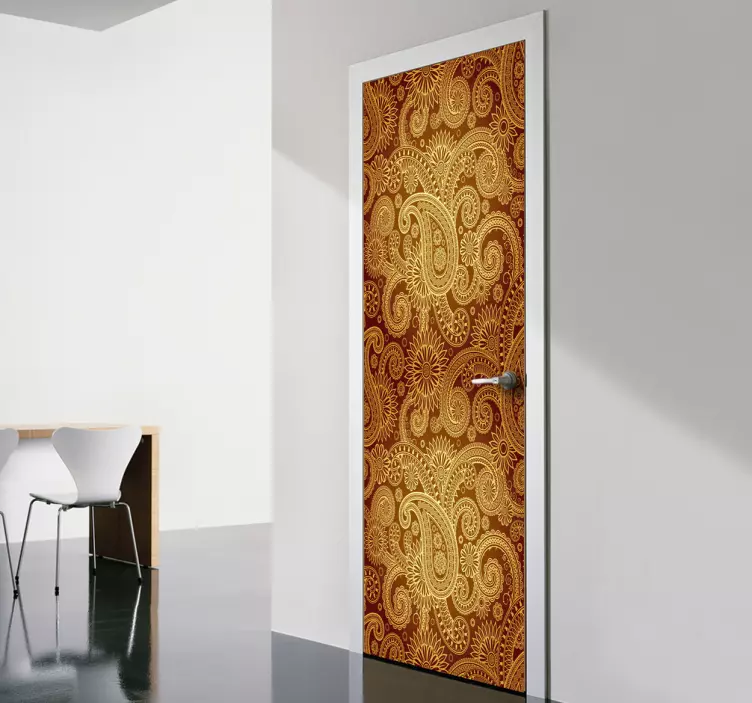 Vinilo decorativo fondo floral - TenVinilo