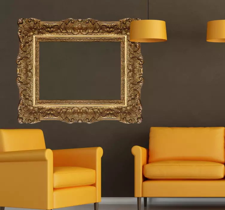 Vinilo decorativo marco renacentista - TenVinilo