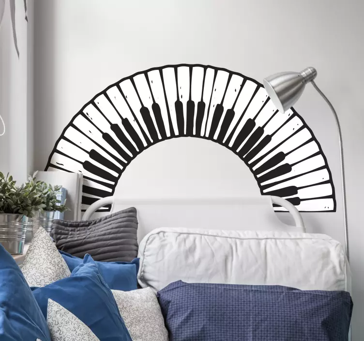 Vinilo musical Teclado de piano - TenVinilo