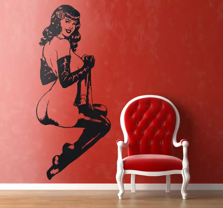 Vinilo decorativo pinup - TenVinilo