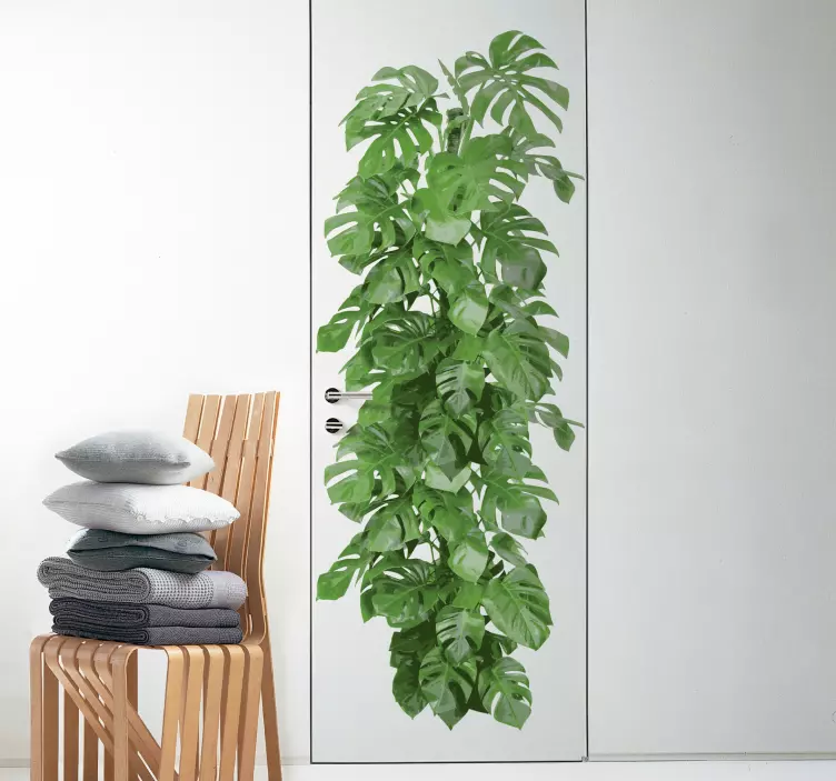 Vinilo para puerta rama armario - TenVinilo