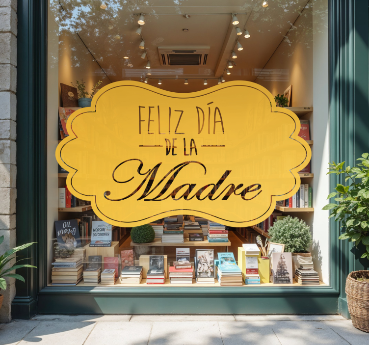 Vinilo etiqueta día de la madre - TenVinilo