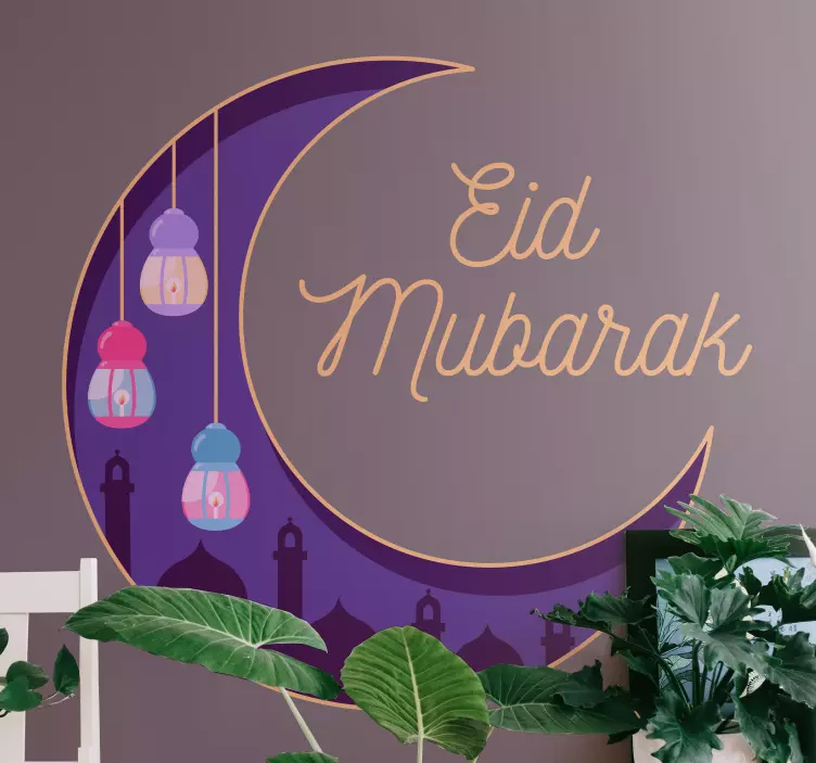 Vinilo faroles de luna creciente - TenVinilo