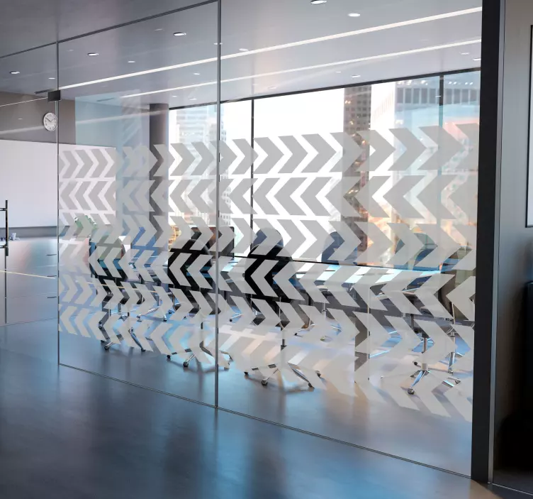 Pegatina con formas flechas para oficinaFlechas para oficina - TenVinilo