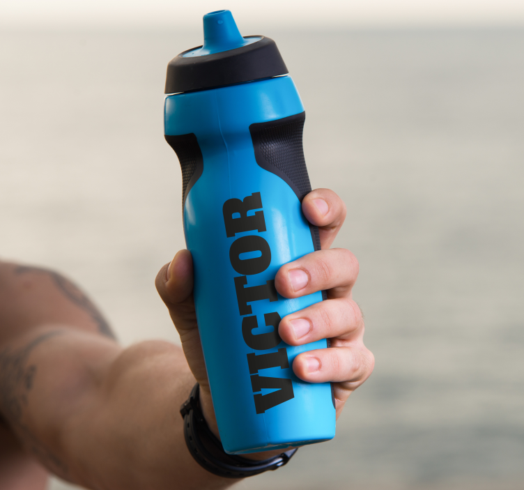 Vinilo PlayStation bidón con nombre - TenVinilo