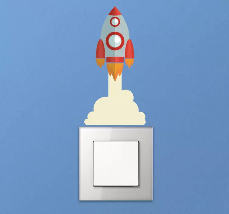 Vinilo espacio Interruptor de luz de nave espacial - TenVinilo