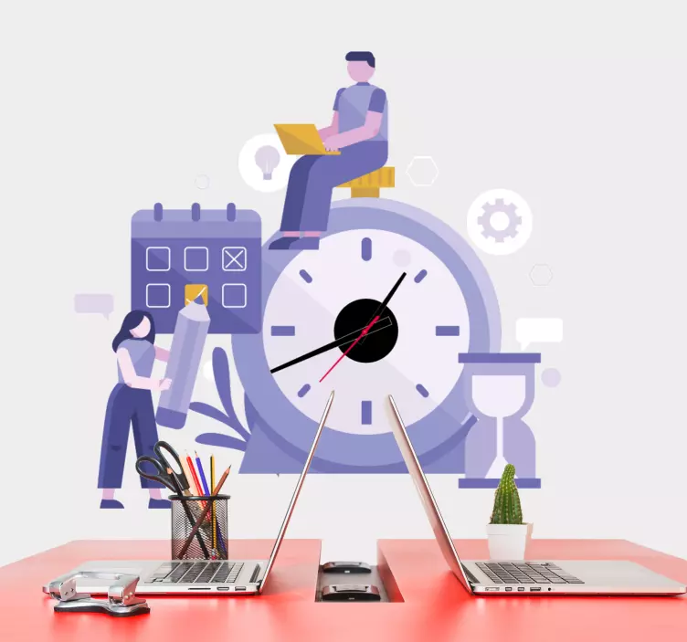 Vinilo gestión del tiempo de productividad - TenVinilo