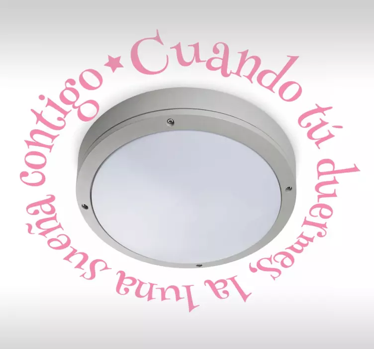 Vinilo infantil cuando tú duermes - TenVinilo