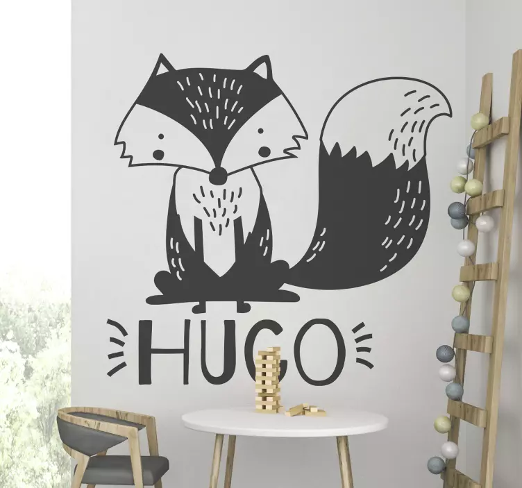 Vinilo infantil personalizable zorro - TenVinilo