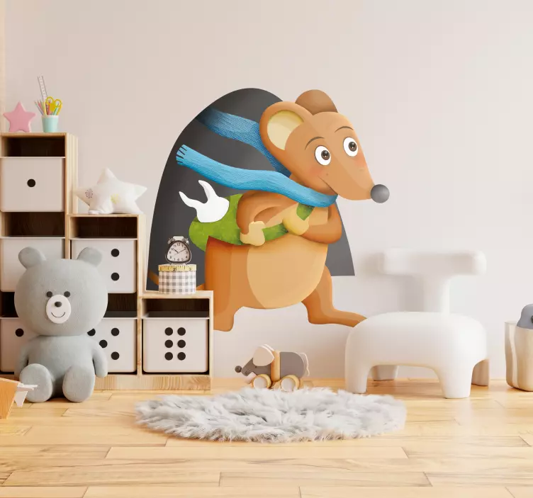 Vinilo infantil ratoncito Pérez - TenVinilo