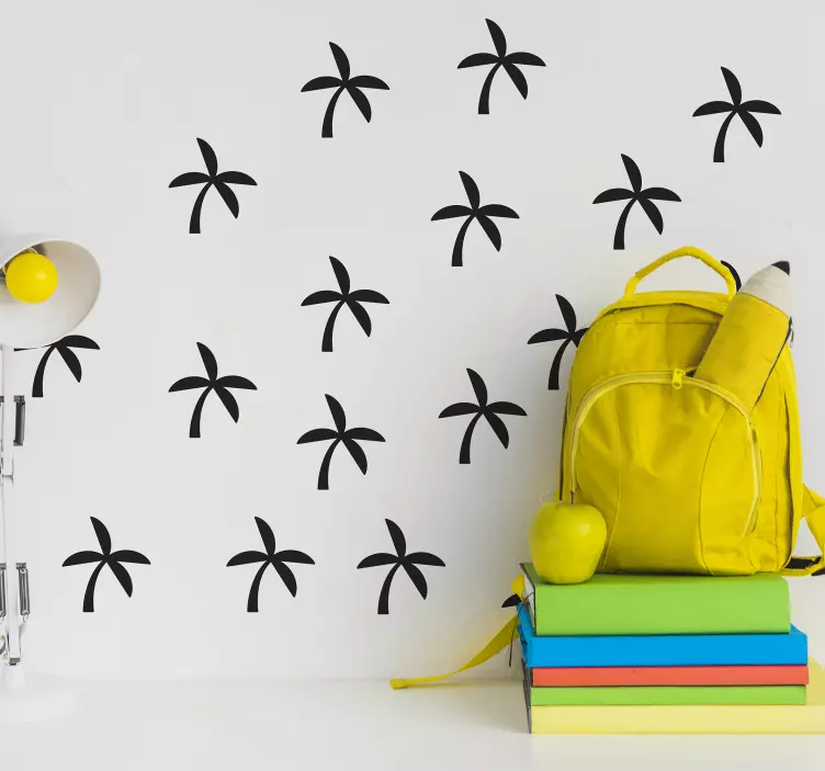 Vinilo ornamental concepto palma - TenVinilo