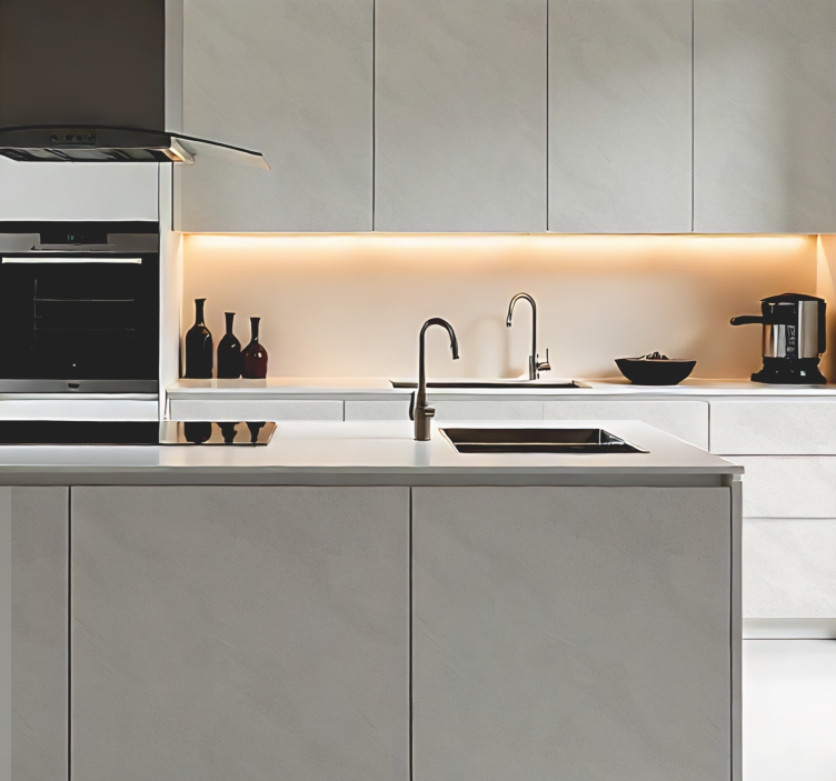 Vinilo para cocina efecto piedra clara - TenVinilo