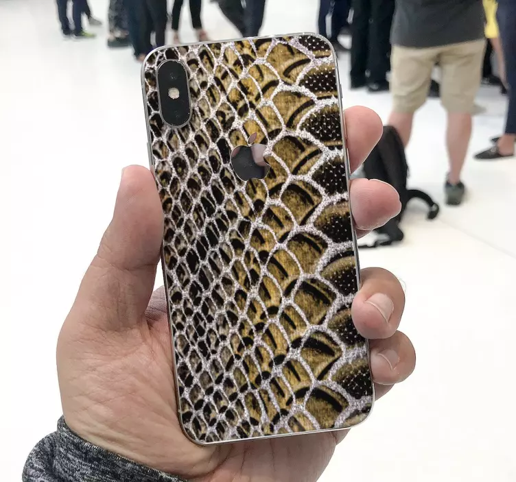 Vinilo para iPhone textura serpiente - TenVinilo