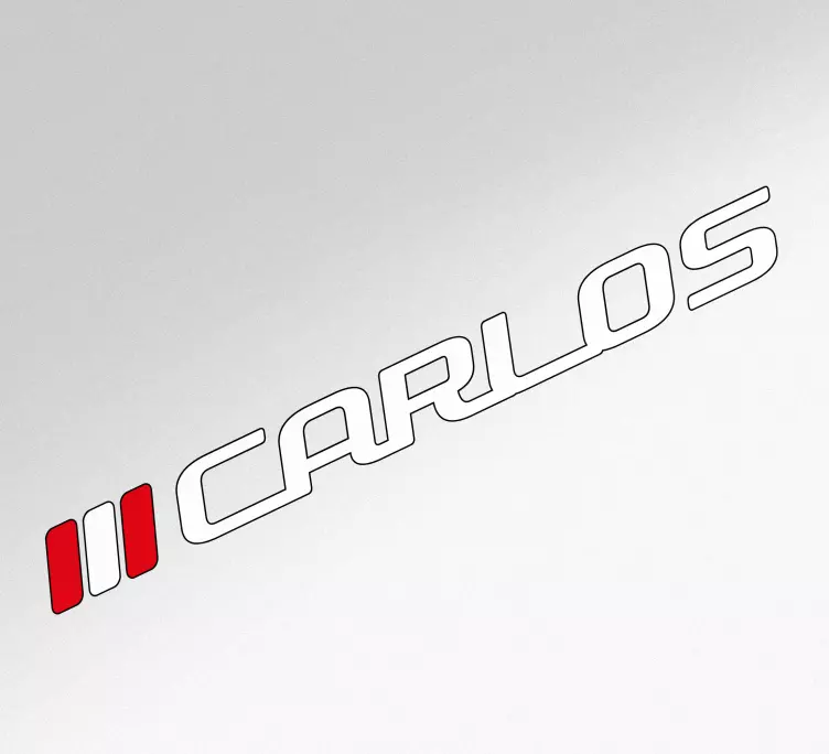 Pegatina para moto Bandera peruana y nombre personalizado - TenVinilo