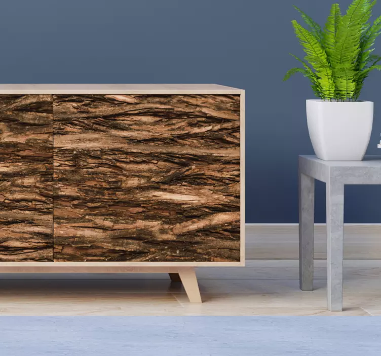 Vinilo de muebles de madera desgastada vintage - TenVinilo